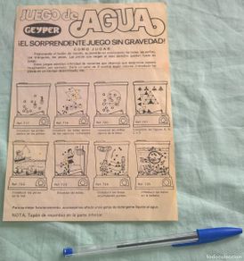 Juguetes antiguos: Geyper..Catalogo Juegos de Agua.